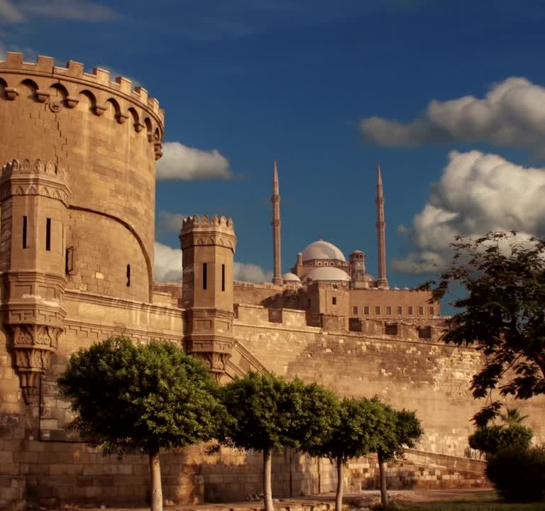 a Cidadela de Saladino e a Mesquita de Mohamed Ali Pasha, construída em 1830