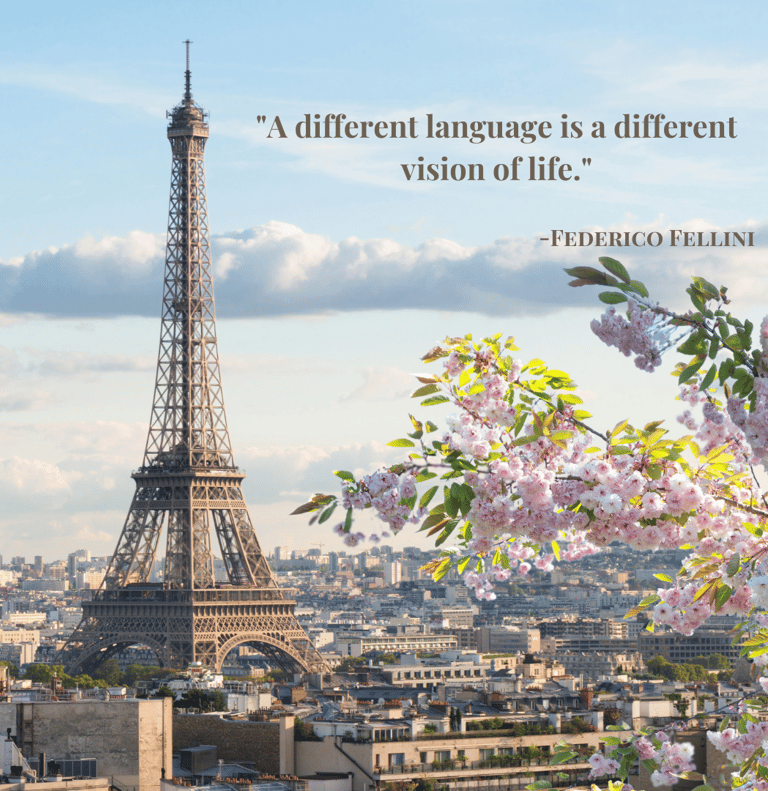 a different language is a different vision of life motivational quote