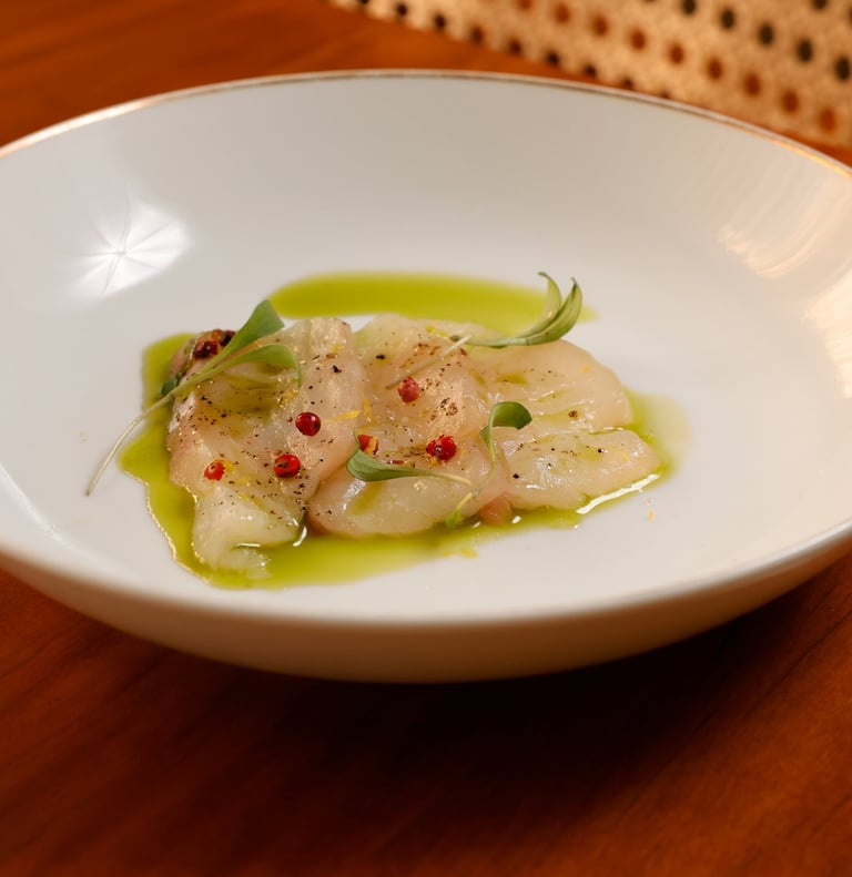 Crudo di Pesce, da Casa Santo Antônio, menu Sardenha. Foto: Divulgação