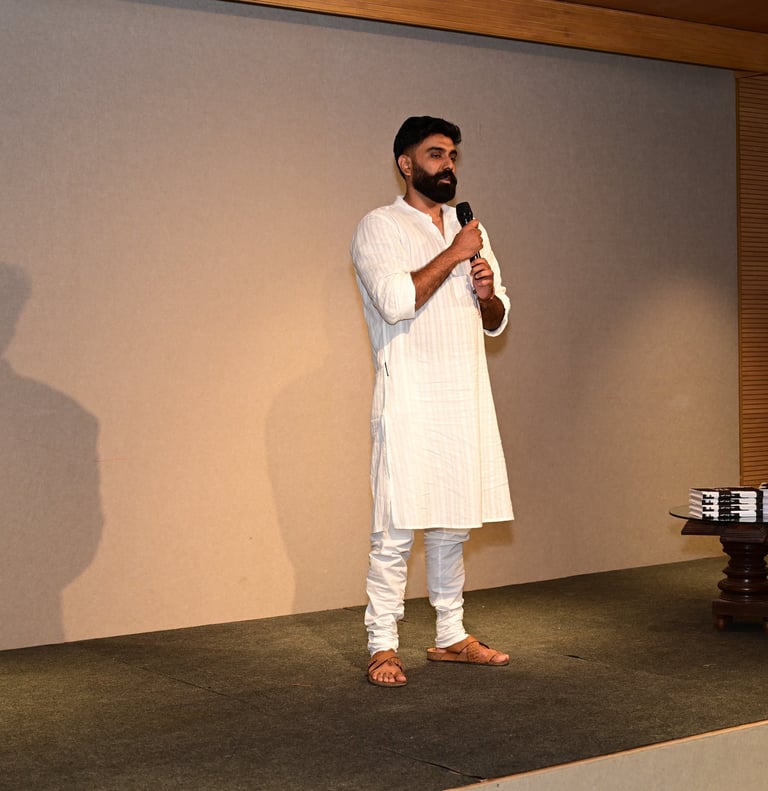 Tahir Hussain Poet Author Art for Two book Launch