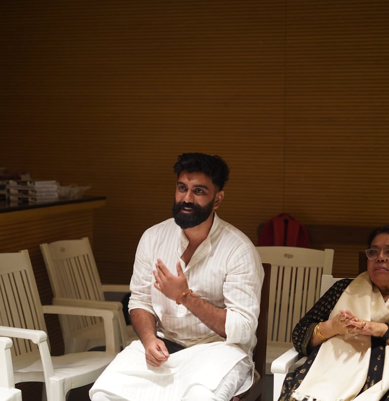 Tahir Hussain Poet Author Art for Two book Launch