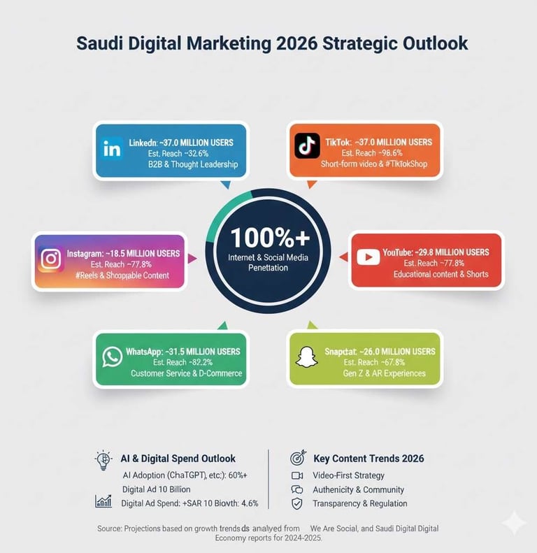 Socia media users in SA Marketing trend 2026