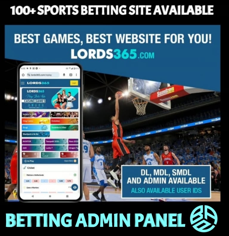 ONLINE CRICKET BETTING ID AVAILABLE DL MDL SMDL MASTER ID SUPER MASTER ID ADMIN ID AVAILABLE 