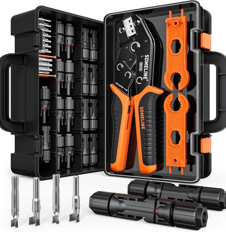 Solar Plug Crimping Tool Set
