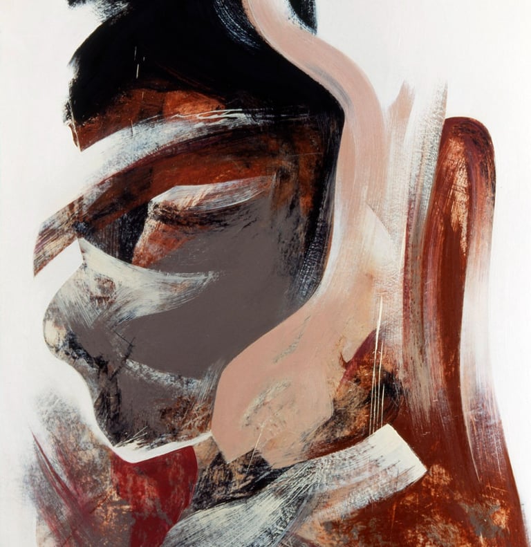 Oil painting on paper ©Bruno Réquillart