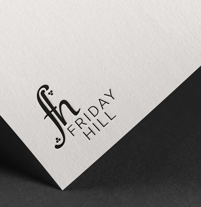a mockup of a logo