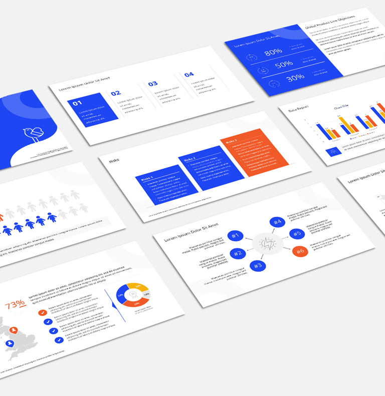 presentation slides mocked up image