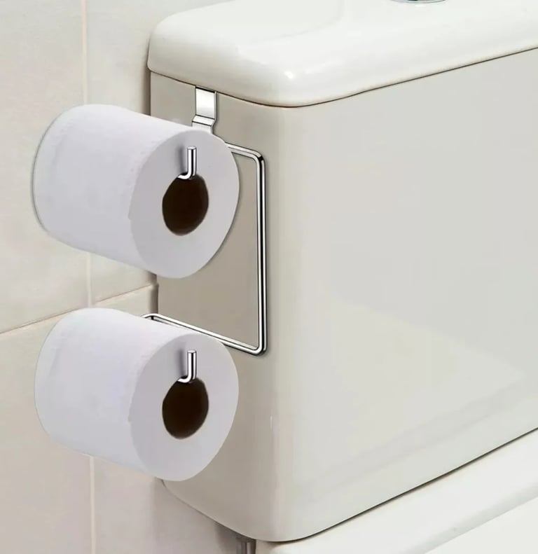 Suporte Duplo para Papel Higiênico 