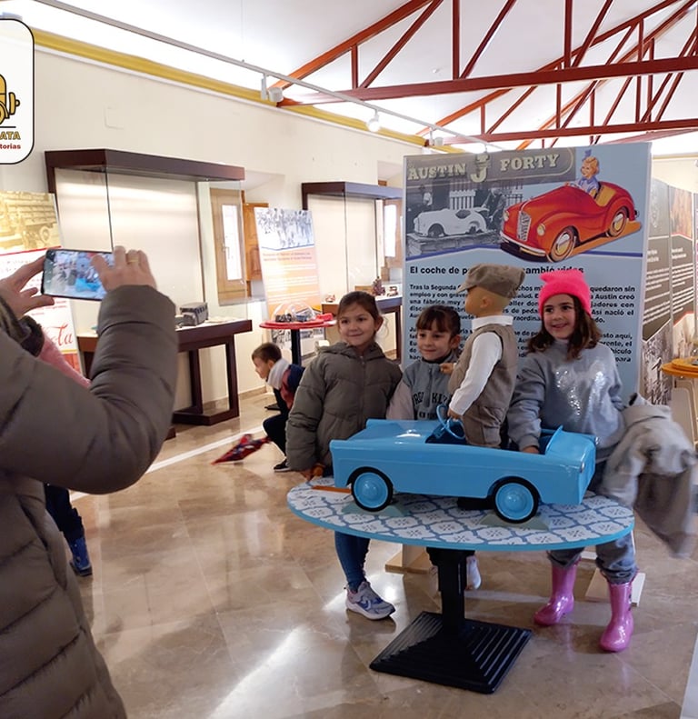 Exposición de juguetes antiguos