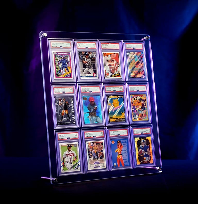 Acrylic Card Display Case for Sports Cards