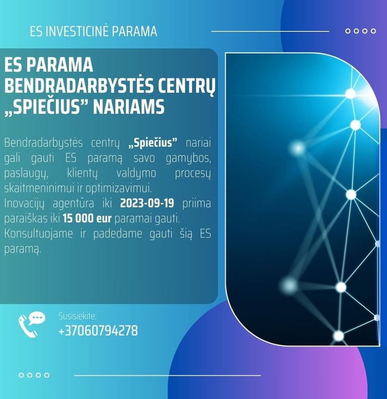 bendradarbystės centras Spiečius