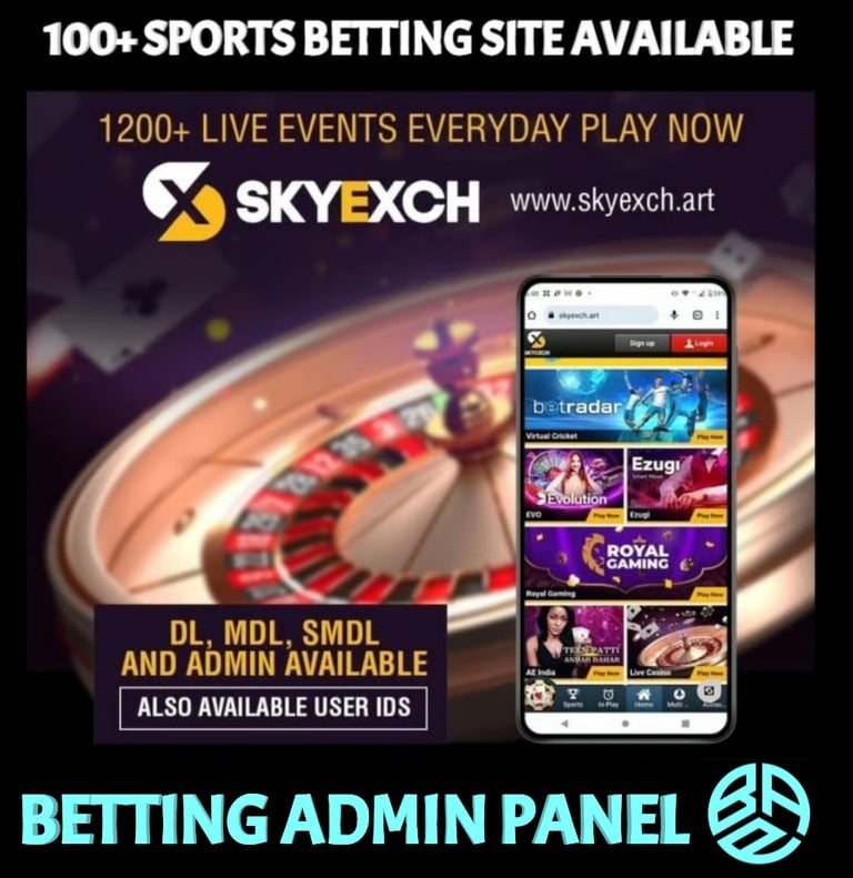 ONLINE CRICKET BETTING ID AVAILABLE DL MDL SMDL MASTER ID SUPER MASTER ID ADMIN ID AVAILABLE