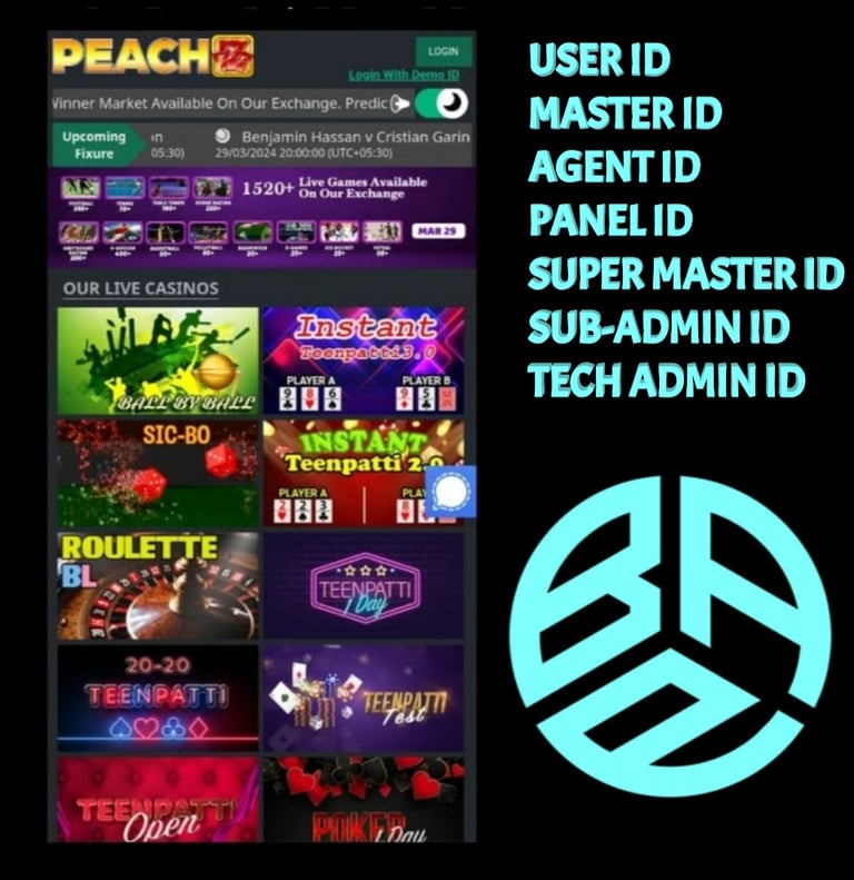 ONLINE CRICKET BETTING ID AVAILABLE DL MDL SMDL MASTER ID SUPER MASTER ID ADMIN ID AVAILABLE 