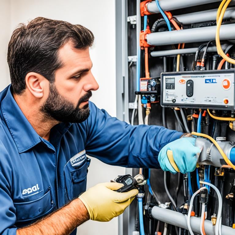 كشف تسربات المياه