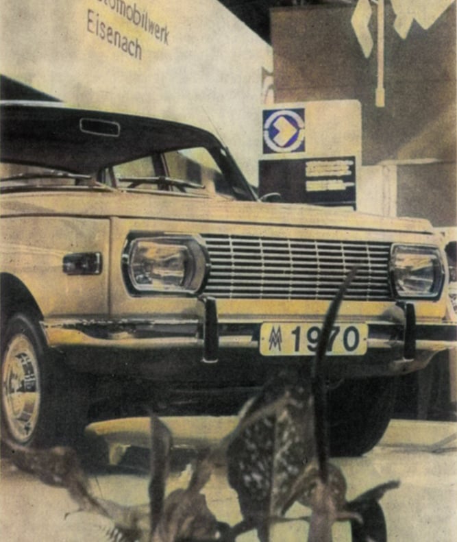 Wartburg 353 auf der Leipziger Frühjahrsmesse 1970
