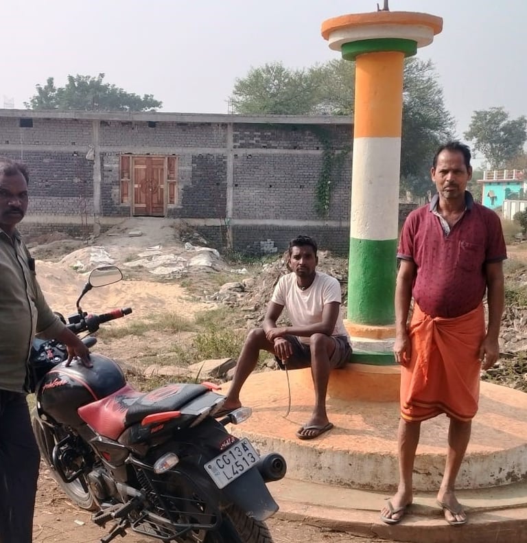 person on the atal chowk