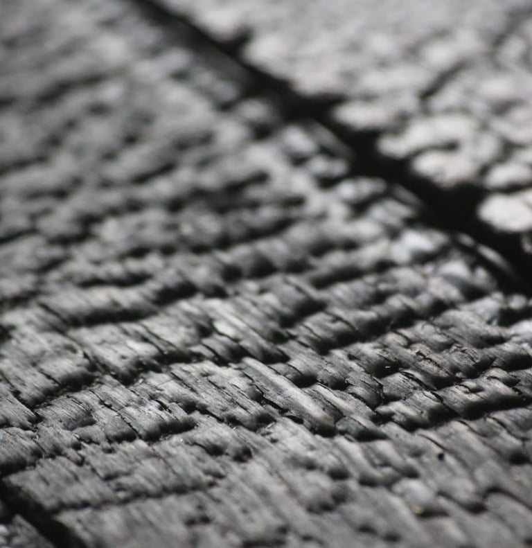 Sugi ban, a Japanese wood charring technique, combines sustainability and style. By charring the woo