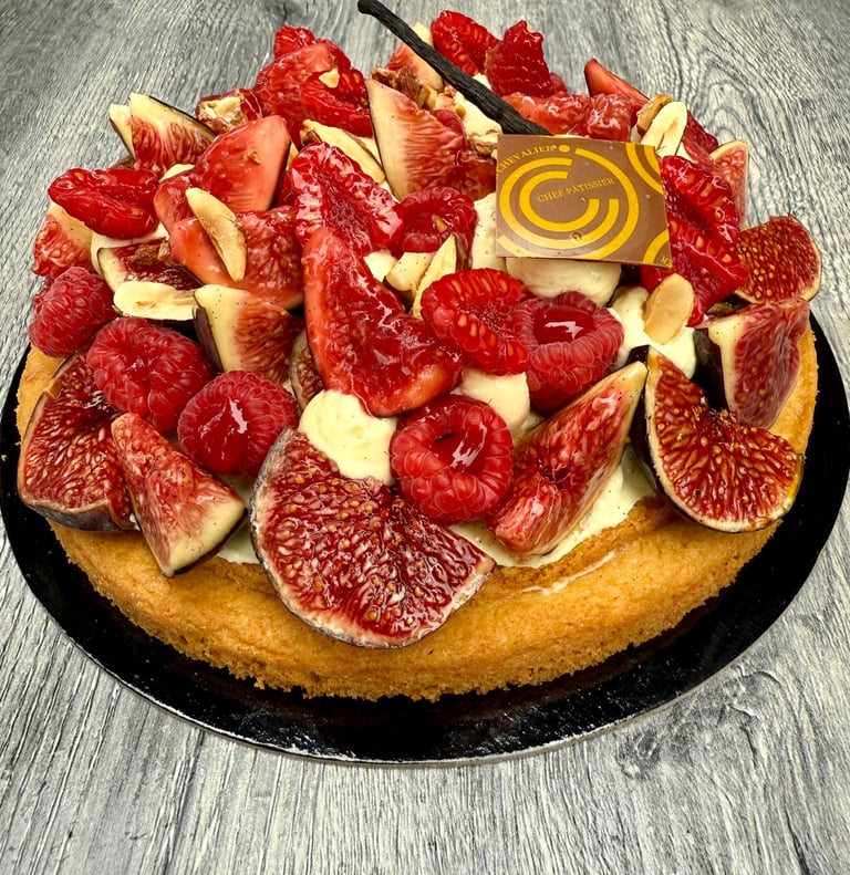 Sablé breton figues et framboises