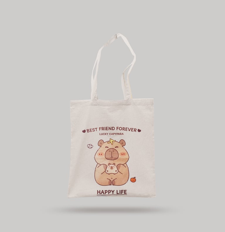 Cute Cartoon Tote Bag