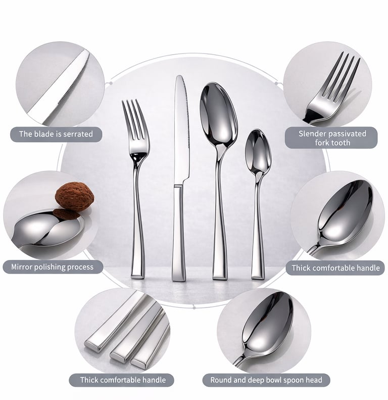 Stainless Steel Cutlery Sets & Flatware Wholesale