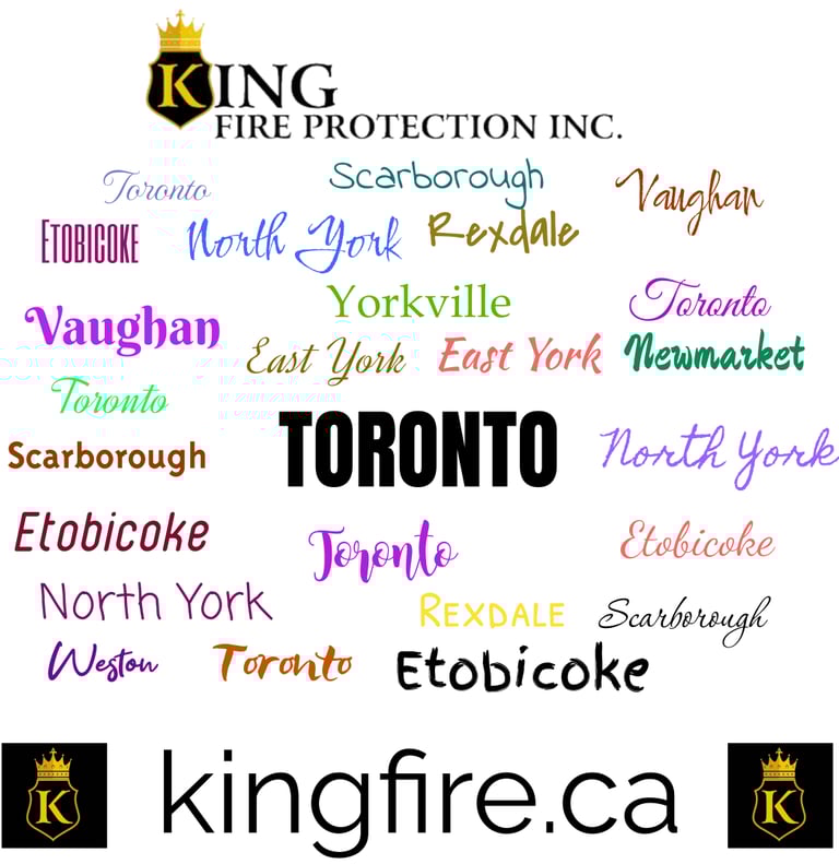Fire Protection Services Toronto Ontario, Scarborough Ontario, Etobicoke Ontario