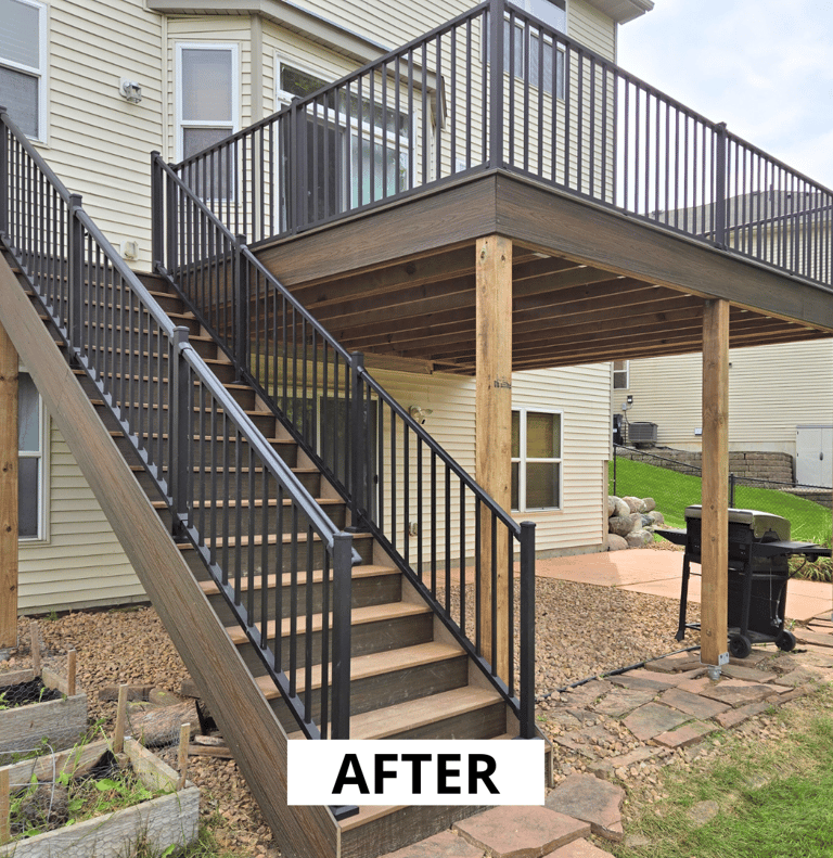 After Deck Replacement  Burnsville MN