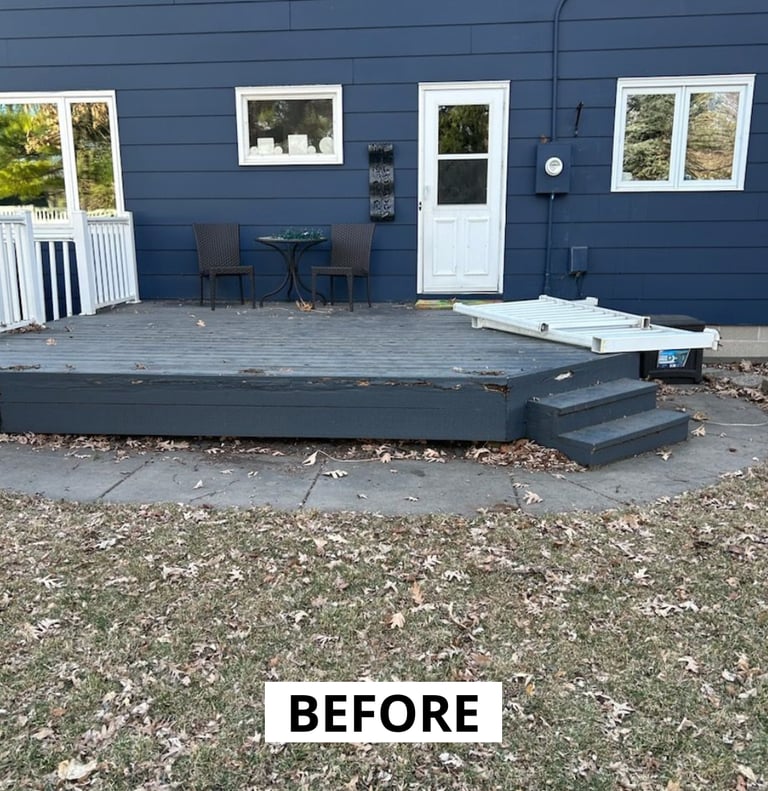 Before Deck Replacement Prior Lake MN