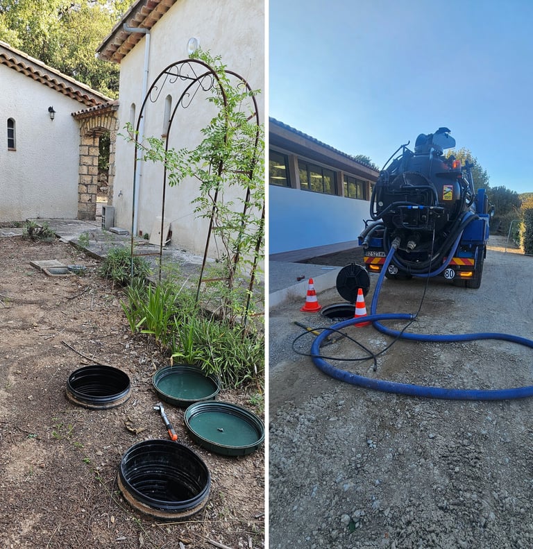 Vidange fosse septique - curage