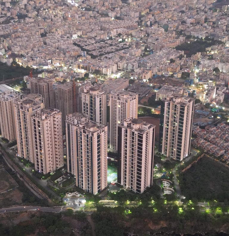 a cityscape of a city with a lot of buildings