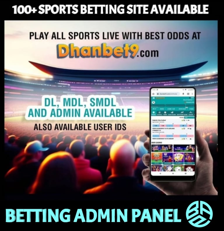 ONLINE CRICKET BETTING ID AVAILABLE DL MDL SMDL MASTER ID SUPER MASTER ID ADMIN ID AVAILABLE 