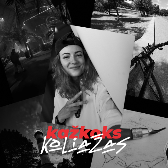 Nuotraukų koliažas: dviratis, Audra festivalis, lino raižinys, švyturys Nidoje