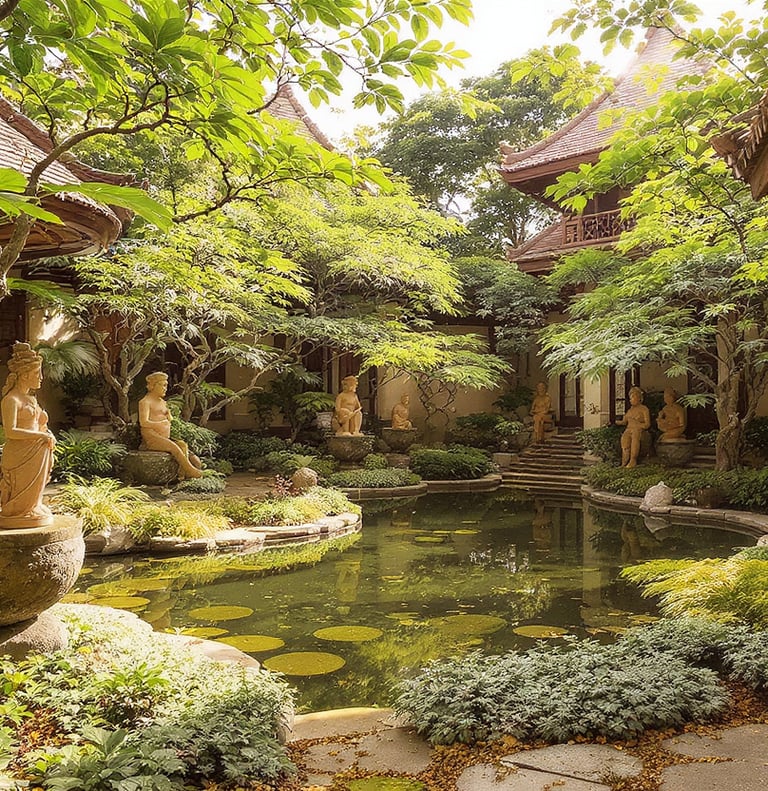 Terracotta vessel with heritage carvings, part of Arcanum’s Relics of Nature collection.