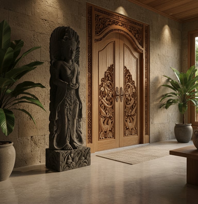 Terracotta vessel with heritage carvings, part of Arcanum’s Relics of Nature collection.