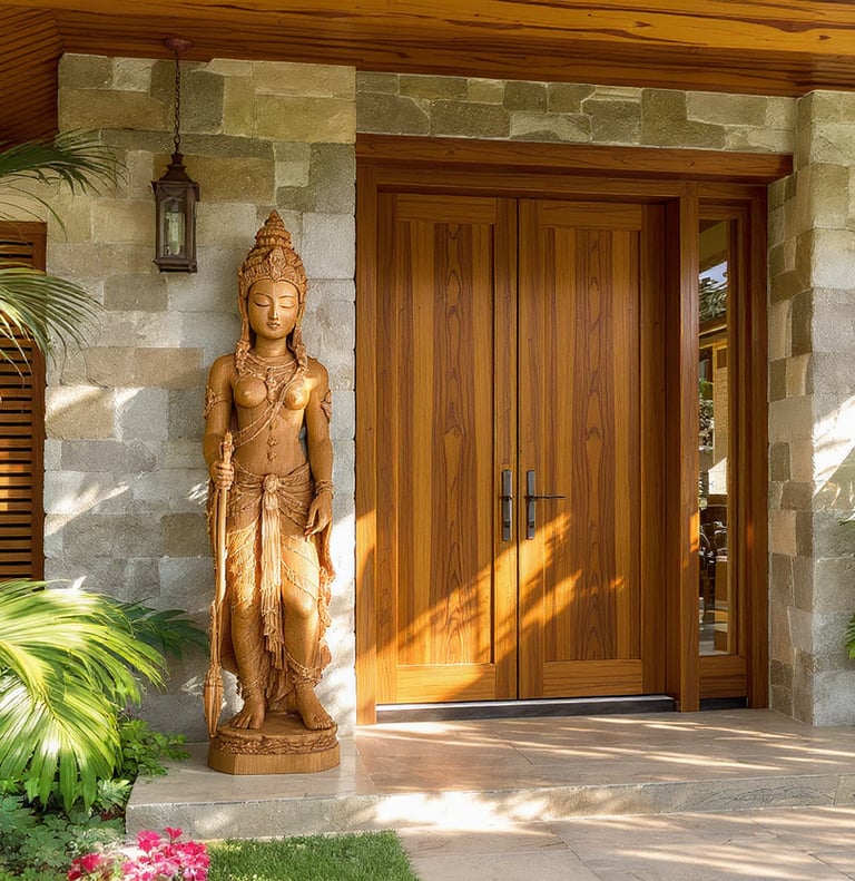 Terracotta vessel with heritage carvings, part of Arcanum’s Relics of Nature collection.