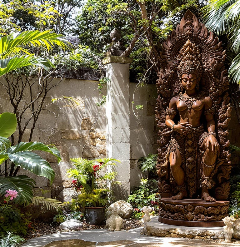 Terracotta vessel with heritage carvings, part of Arcanum’s Relics of Nature collection.