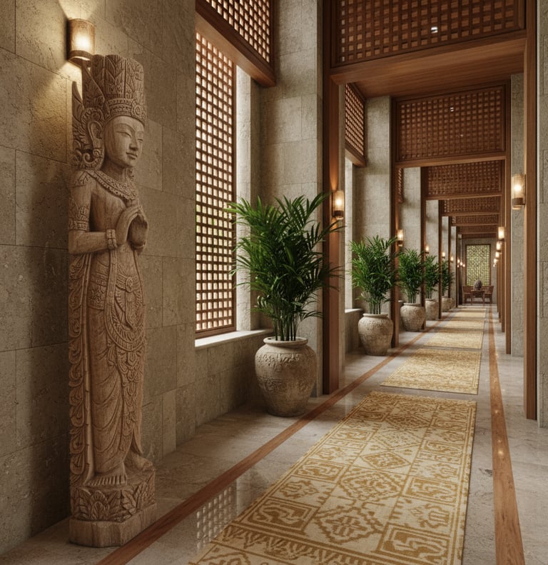 Terracotta vessel with heritage carvings, part of Arcanum’s Relics of Nature collection.