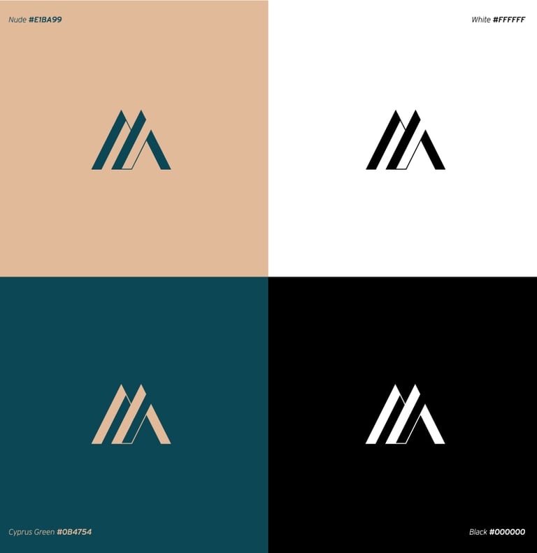 Maria Arana's colour palette