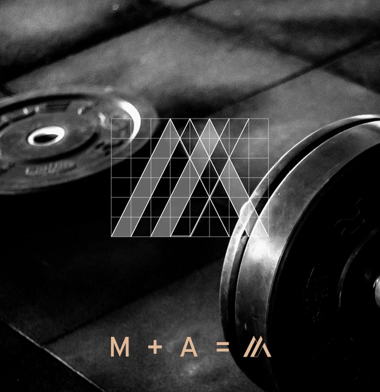 Maria Arana's logo construction