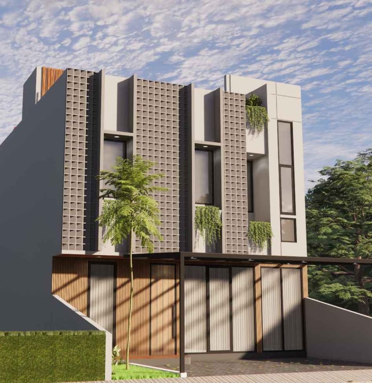 Desain rumah modern jasa arsitek profesional
