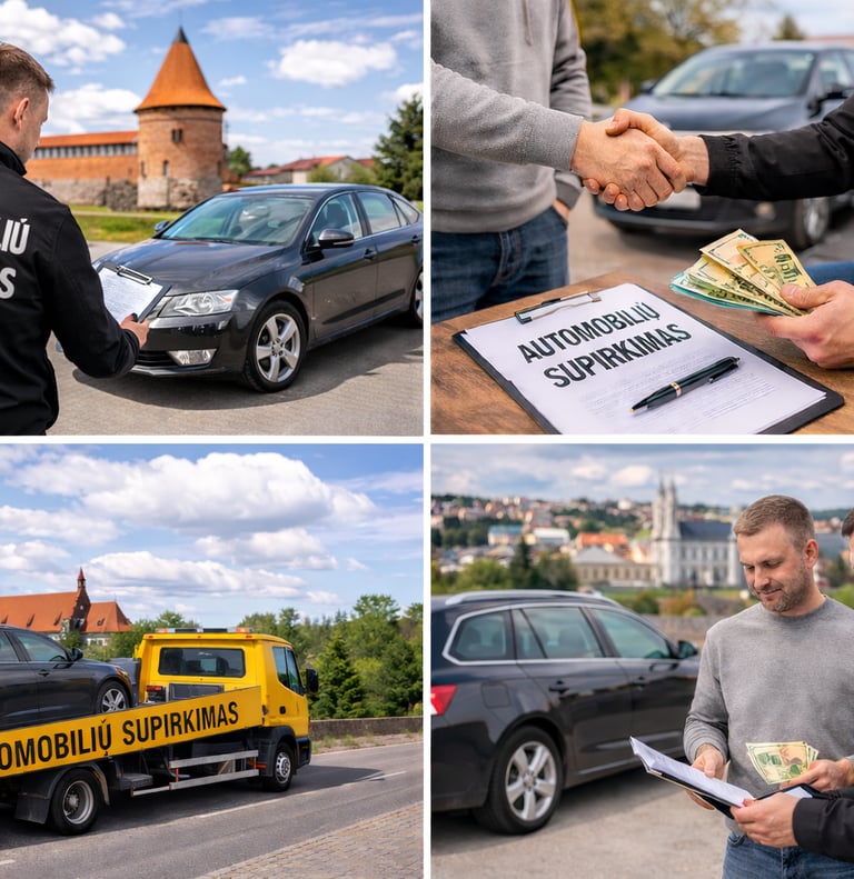 Naudotų automobilių supirkimas Vilniuje už gerą kainą