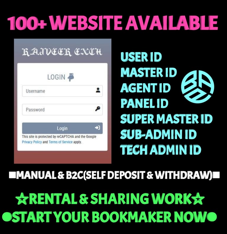 ONLINE CRICKET BETTING ID AVAILABLE DL MDL SMDL MASTER ID SUPER MASTER ID ADMIN ID AVAILABLE 