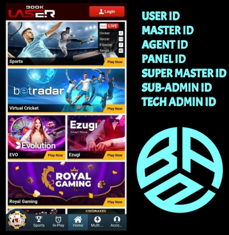 ONLINE CRICKET BETTING ID AVAILABLE DL MDL SMDL MASTER ID SUPER MASTER ID ADMIN ID AVAILABLE 