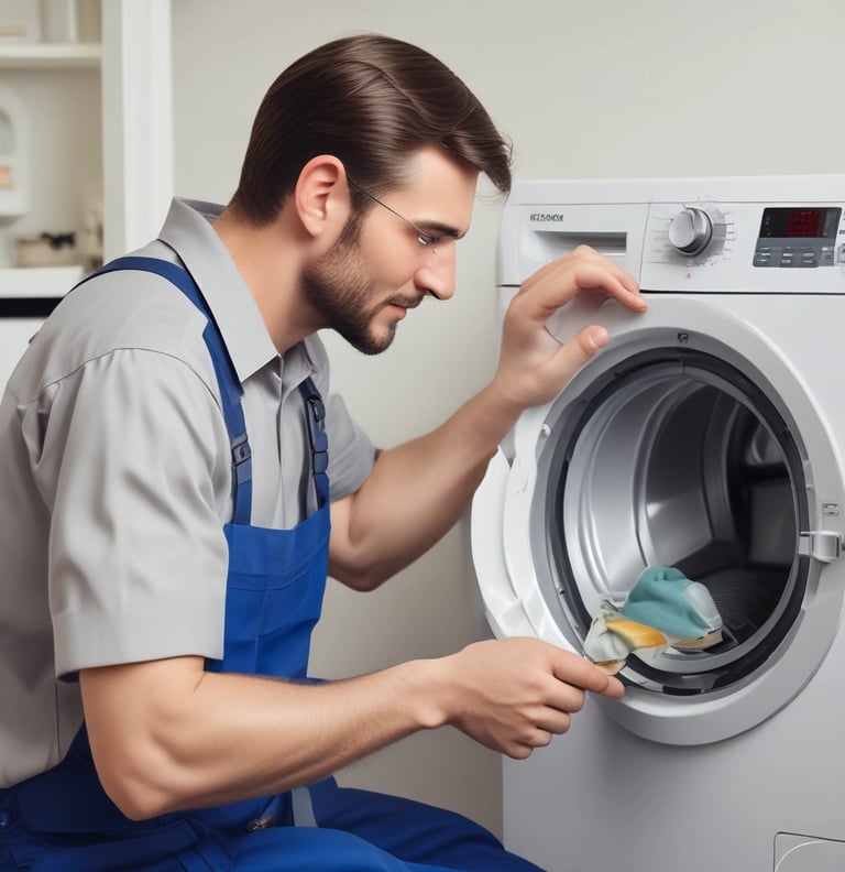 Efficient washing machine repair service ensuring smooth operation of the appliance.