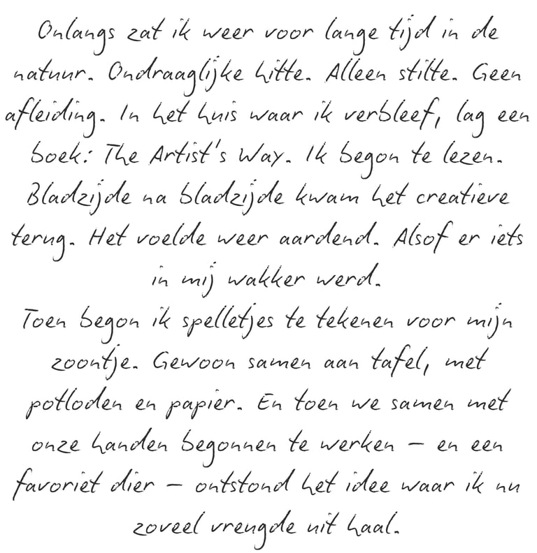 Mijn verhaal, over mij, bio, handgetekend creatie handgetekende illustraties handomtrek gepersonaliseerd