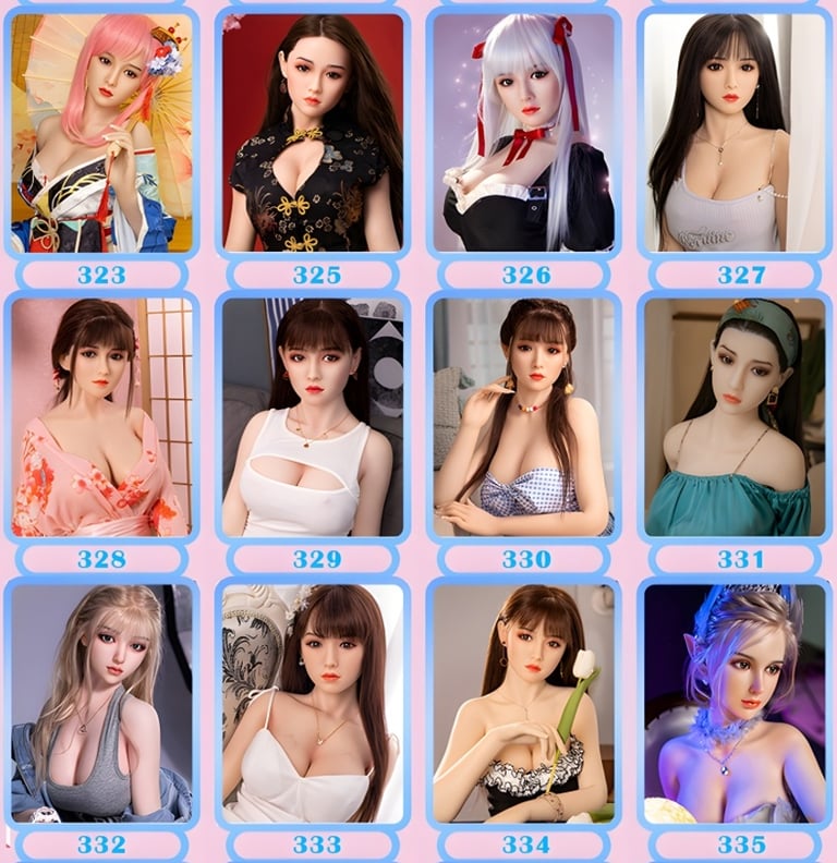 visages poupée réaliste silicone DDF