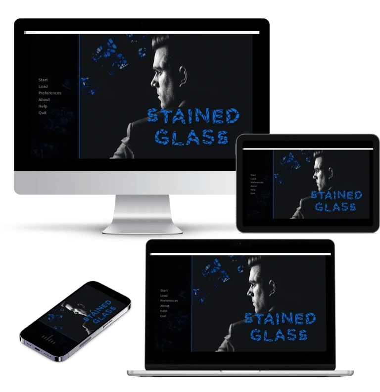 A young man with his back to camera and his face in shadow as he looks to his left