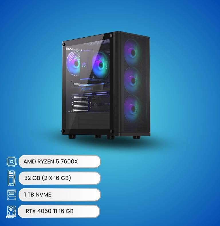 un’ordinateur gamer milieu de gamme