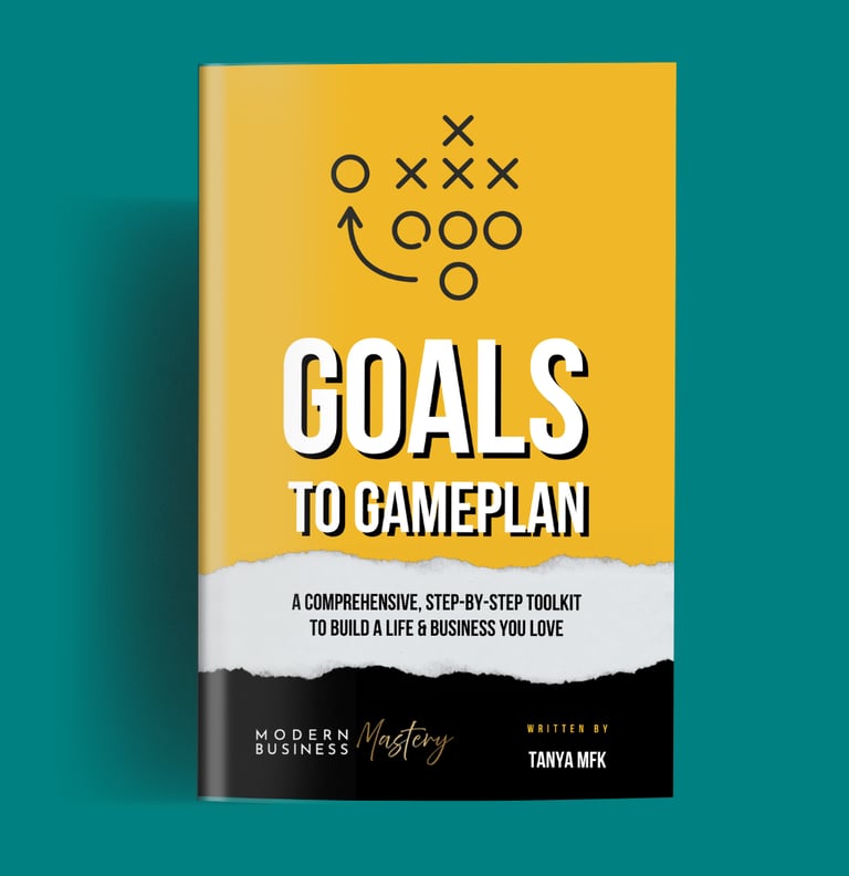 Goals to Gameplan Book Image.