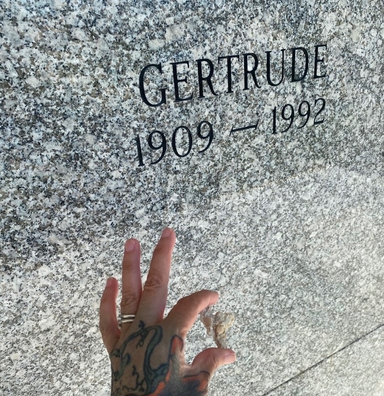 Grave of Gertrude Falk Hollywood Florida