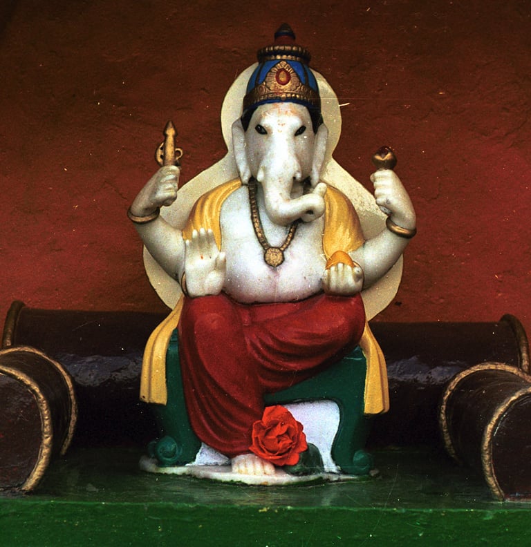 Shri Ganesh, Anand Puri Ashram, Chiliyanaula